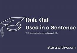 dole out